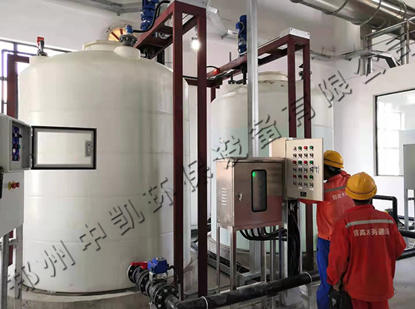 上海城投150m³石灰乳製備係統